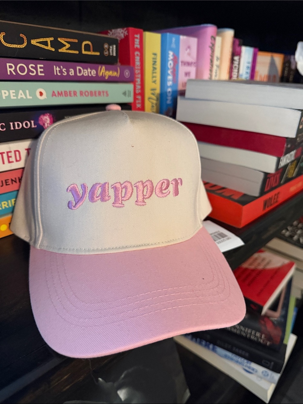 Dry Goods Pink & Cream Baseball Cap